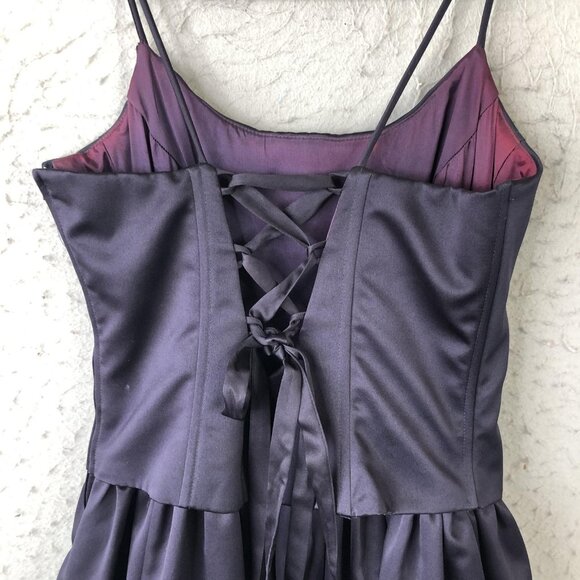 Scott McClintock Dress Womens 10 Formal Gown Spaghetti Strap Lace Up Back USA - Picture 7 of 16